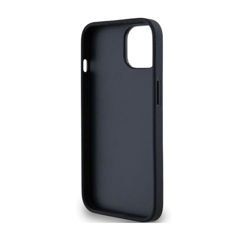 DKNY Leather Mono Stripe & Metal Logo - Etui iPhone 15 Plus / 14 Plus (czarny) DKNY Leather Mono Stripe & Metal Logo - Etui iPhone 15 Plus / 14 Plus (czarny)