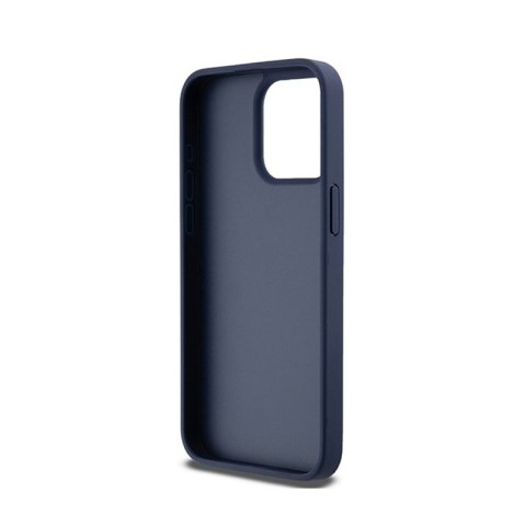 DKNY Leather Mono Stripe & Metal Logo - Etui iPhone 15 Pro Max (niebieski) DKNY Leather Mono Stripe & Metal Logo - Etui iPhone 15 Pro Max (niebieski)