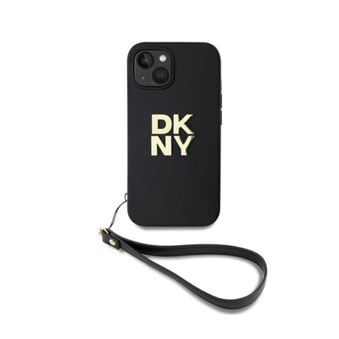 DKNY Wrist Strap Stock Logo - Etui iPhone 15 / 14 / 13 (czarny) DKNY Wrist Strap Stock Logo - Etui iPhone 15 / 14 / 13 (czarny)
