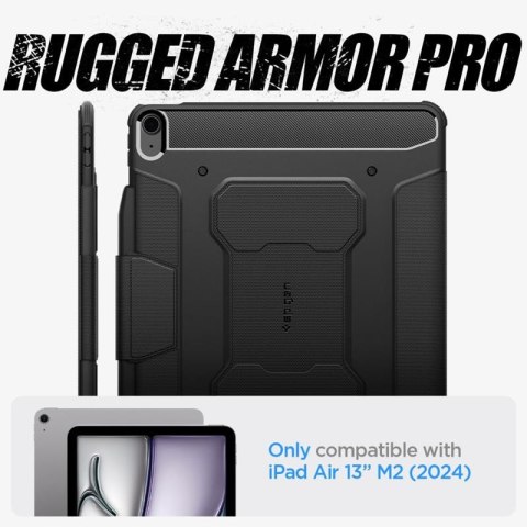 Spigen Rugged Armor Pro - Etui do iPad Air 13" (M2, 2024) (Black) Spigen Rugged Armor Pro - Etui do iPad Air 13" (M2, 2024) (Black)