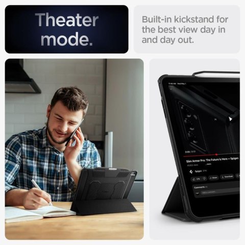 Spigen Rugged Armor Pro - Etui do iPad Air 13" (M2, 2024) (Black) Spigen Rugged Armor Pro - Etui do iPad Air 13" (M2, 2024) (Black)