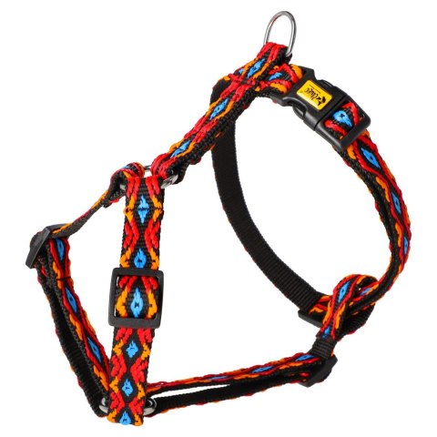 DINGO szelki dwupaskowe guard - Winnetou szer. 2,0 cm, rozmiar m (2,0 cm: 38-70 cm) czarne DINGO szelki dwupaskowe guard - Winnetou szer. 2,0 cm, rozmiar m (2,0 cm: 38-70 cm) czarne