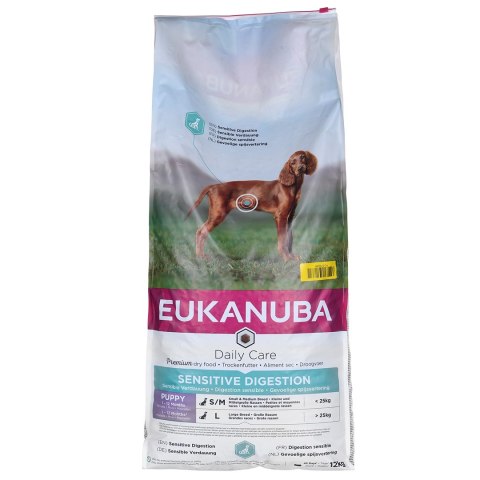 EUKANUBA Puppy Daily Care Sensitive Digestion - sucha karma dla psa - 12 kg EUKANUBA Puppy Daily Care Sensitive Digestion - sucha karma dla psa - 12 kg