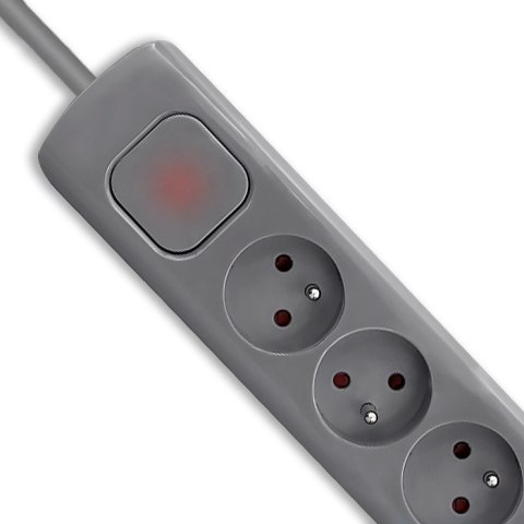 QOLTEC LISTWA ZASILAJĄCA ANTYPRZEPIĘCIOWA | 6 GNIAZD | 2 X USB | 1.8M | SZARA QOLTEC LISTWA ZASILAJĄCA ANTYPRZEPIĘCIOWA | 6 GNIAZD | 2 X USB | 1.8M | SZARA
