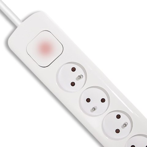 QOLTEC LISTWA ZASILAJĄCA ANTYPRZEPIĘCIOWA | 8 GNIAZD | 2 X USB | 1.8M | BIAŁA QOLTEC LISTWA ZASILAJĄCA ANTYPRZEPIĘCIOWA | 8 GNIAZD | 2 X USB | 1.8M | BIAŁA