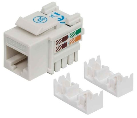 INTELLINET MODUŁ KEYSTONE RJ45 UTP CAT5E BIAŁY PUN INTELLINET MODUŁ KEYSTONE RJ45 UTP CAT5E BIAŁY PUN