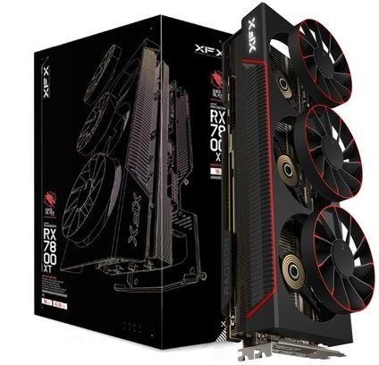 Karta graf. XFX Qicksilver RX 7800XT Magnetic Air G Karta graf. XFX Qicksilver RX 7800XT Magnetic Air G