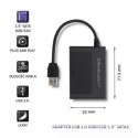 QOLTEC ADAPTER DO DYSKÓW HDD/SSD 2.5 SATA3 | USB3.0