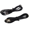 UGREEN ADAPTER ODBIORNIK BLUETOOTH 5.0 2XRCA JACK 3 5MM APTX CZARNY
