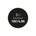Zasilacz Qoltec 50076.90W do notebooka Toshiba (19 V; 4 9 A; 90W; 5.5 mm x 2.5 mm)