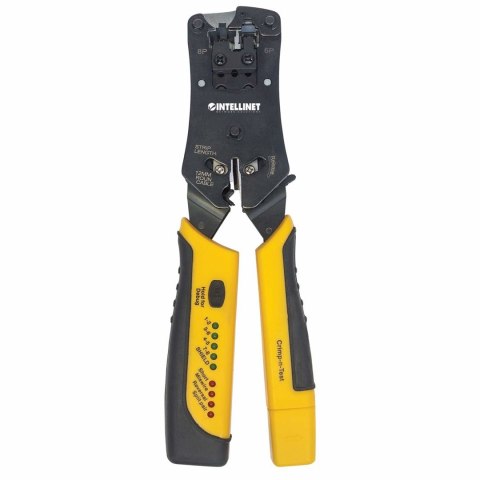 INTELLINET ZACISKARKA WTYKÓW RJ45/RJ11/RJ12/RJ22 Z TESTEREM OKABLOWANIA 780124 INTELLINET ZACISKARKA WTYKÓW RJ45/RJ11/RJ12/RJ22 Z TESTEREM OKABLOWANIA 780124