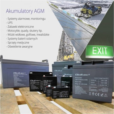 QOLTEC AKUMULATOR AGM 6V, 7.2 AH QOLTEC AKUMULATOR AGM 6V, 7.2 AH