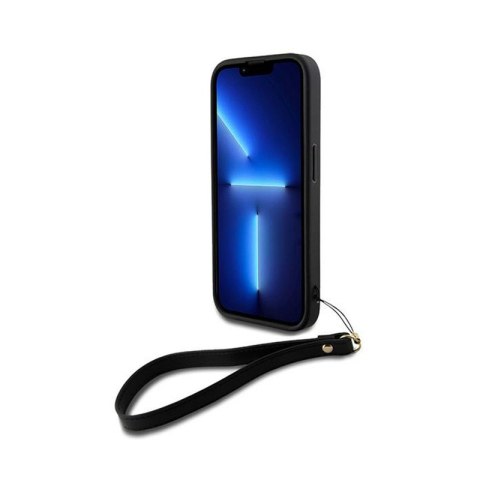 DKNY Wrist Strap Stock Logo - Etui iPhone 15 Pro (czarny) DKNY Wrist Strap Stock Logo - Etui iPhone 15 Pro (czarny)