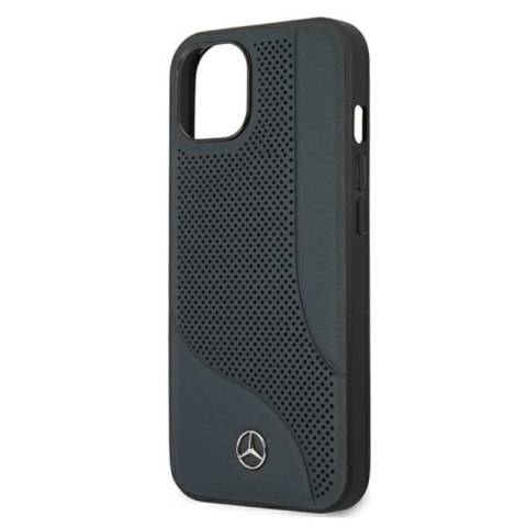 Mercedes Leather Perforated Area - Etui iPhone 13 mini (granatowy) Mercedes Leather Perforated Area - Etui iPhone 13 mini (granatowy)