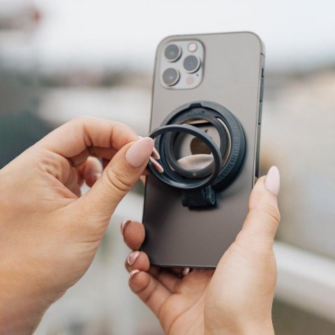 STM MagLoop - Uchwyt MagSafe na palec z funkcją podstawki + otwieracz (czarny) STM MagLoop - Uchwyt MagSafe na palec z funkcją podstawki + otwieracz (czarny)