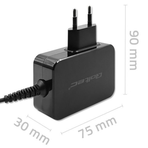 QOLTEC ŁADOWARKA GAN POWER PRO | 1XUSB-C | 45W | 5-20V | 2.25-3A | CZARNA QOLTEC ŁADOWARKA GAN POWER PRO | 1XUSB-C | 45W | 5-20V | 2.25-3A | CZARNA