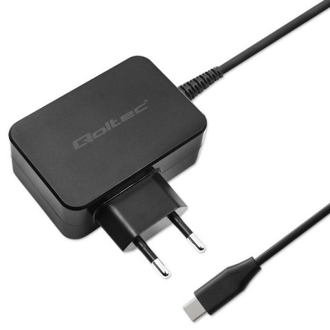 QOLTEC ŁADOWARKA GAN POWER PRO | 1XUSB-C | 45W | 5-20V | 2.25-3A | CZARNA QOLTEC ŁADOWARKA GAN POWER PRO | 1XUSB-C | 45W | 5-20V | 2.25-3A | CZARNA
