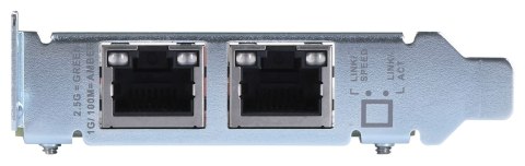 Qnap QXG-2G2T-I225, 2 x 2.5GbE, PCIe Gen2 x1, Low-profile Qnap QXG-2G2T-I225, 2 x 2.5GbE, PCIe Gen2 x1, Low-profile