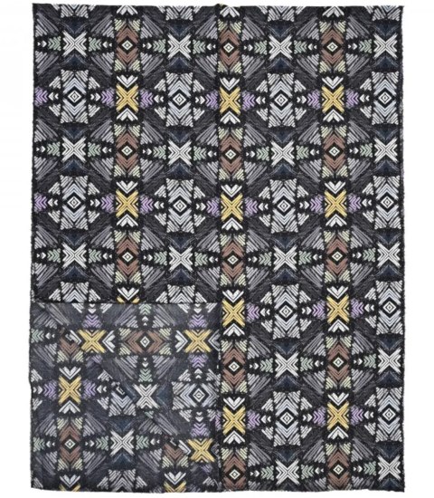 Ciepły stylowy szal szalik abstrakcyjny wzór miękki gładki 180x75 cm (Szary || Wielokolorowy) Ciepły stylowy szal szalik abstrakcyjny wzór miękki gładki 180x75 cm (Szary || Wielokolorowy)