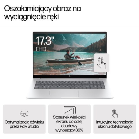 HP ENVY 17-da0002nw Ultra 7 155H 17,3"FHD Touch AG IPS 300nits 32GB DDR5 SSD2TB Intel Arc 5MP W11Pro 2Y Glacier Silver HP ENVY 17-da0002nw Ultra 7 155H 17,3"FHD Touch AG IPS 300nits 32GB DDR5 SSD2TB Intel Arc 5MP W11Pro 2Y Glacier Silver