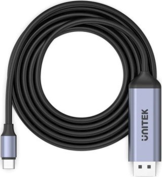 UNITEK KABEL ADAPTER USB-C - DP 1.4 8K 60HZ 1 8M UNITEK KABEL ADAPTER USB-C - DP 1.4 8K 60HZ 1 8M