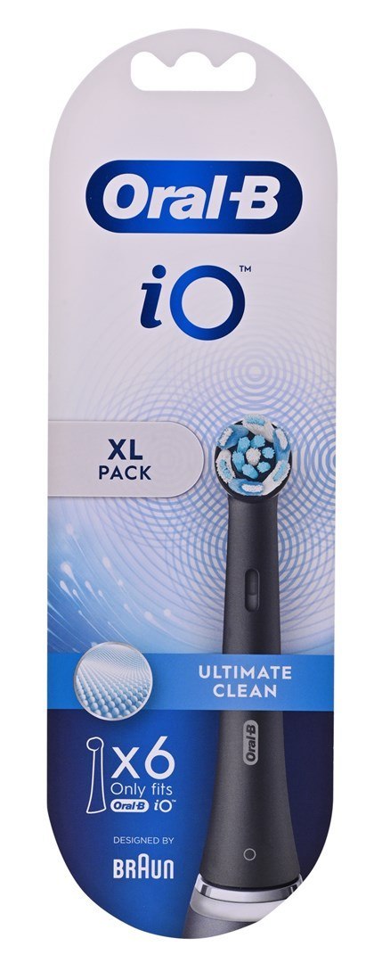 Braun Końcówki Oral-B iO Ultimate Clean czarny 6szt Braun Końcówki Oral-B iO Ultimate Clean czarny 6szt