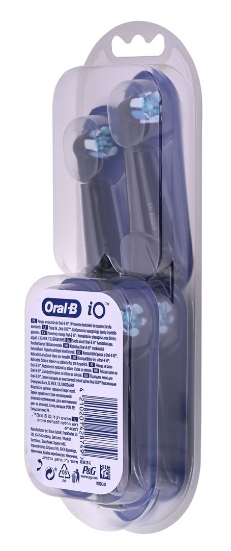 Braun Końcówki Oral-B iO Ultimate Clean czarny 6szt Braun Końcówki Oral-B iO Ultimate Clean czarny 6szt