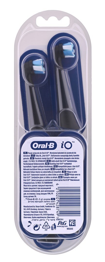 Braun Końcówki Oral-B iO Ultimate Clean czarny 6szt Braun Końcówki Oral-B iO Ultimate Clean czarny 6szt