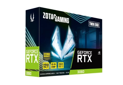 Karta graficzna ZOTAC GAMING GeForce RTX 3060 Twin Edge 12GB GDDR6 Karta graficzna ZOTAC GAMING GeForce RTX 3060 Twin Edge 12GB GDDR6