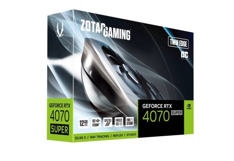Karta graficzna ZOTAC GAMING GeForce RTX 4070 SUPER Twin Edge OC Karta graficzna ZOTAC GAMING GeForce RTX 4070 SUPER Twin Edge OC