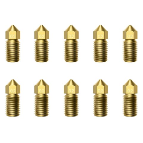 Dysza 0.2mm do Drukarki 3D AnkerMake M5 10 szt Dysza 0.2mm do Drukarki 3D AnkerMake M5 10 szt