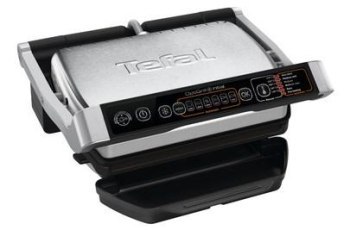 Grill elektryczny Tefal OptiGrill+ Initial GC 706D34 (składany; 1800W; kolor srebrny) Grill elektryczny Tefal OptiGrill+ Initial GC 706D34 (składany; 1800W; kolor srebrny)