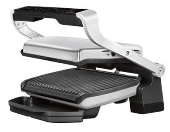 Grill elektryczny Tefal OptiGrill+ Initial GC 706D34 (składany; 1800W; kolor srebrny) Grill elektryczny Tefal OptiGrill+ Initial GC 706D34 (składany; 1800W; kolor srebrny)
