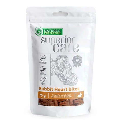 Nature's Protection SC White Dogs Rabbit Heart Bites 75g dog Nature's Protection SC White Dogs Rabbit Heart Bites 75g dog