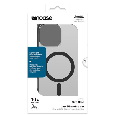 Incase Slim Case MagSafe - Etui iPhone 16 Pro Max (Black) Incase Slim Case MagSafe - Etui iPhone 16 Pro Max (Black)