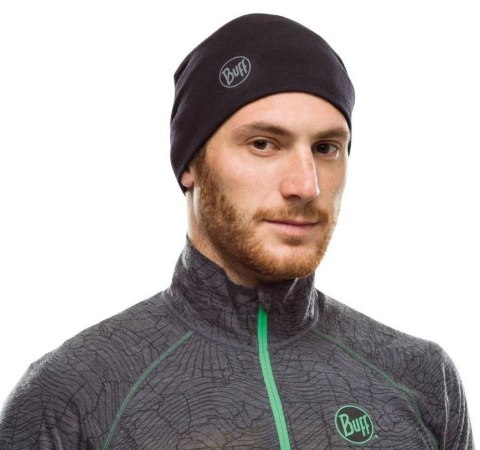Czapka BUFF MERINO MIDWEIGHT BEANIE SOLID BLACK Czapka BUFF MERINO MIDWEIGHT BEANIE SOLID BLACK