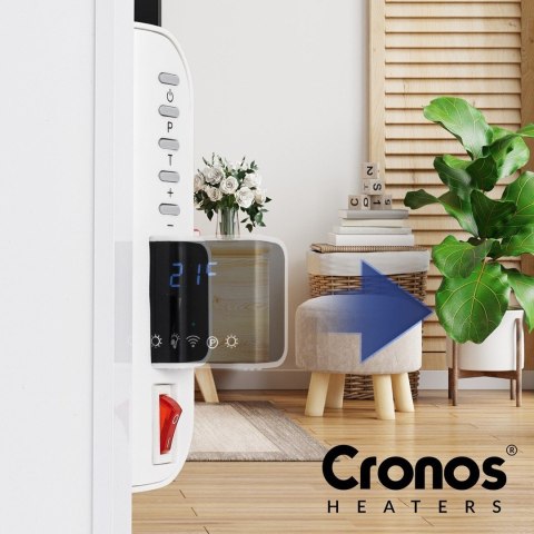 Promiennik podczerwieni Cronos Synthelith PRO CRP-500TWP 500W szary z WiFi i pilotem Promiennik podczerwieni Cronos Synthelith PRO CRP-500TWP 500W szary z WiFi i pilotem