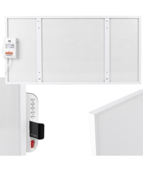 Promiennik podczerwieni Cronos Synthelith Pro CRP-600TWP 600W biały z WiFi i pilotem Promiennik podczerwieni Cronos Synthelith Pro CRP-600TWP 600W biały z WiFi i pilotem