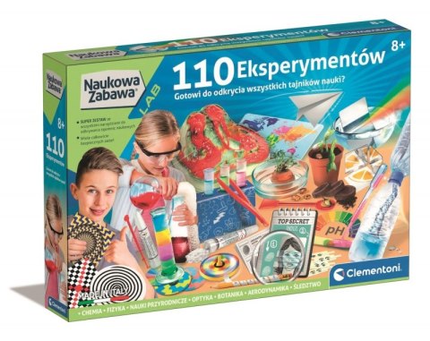 110 eksperymentów naukowa zabawa Clementoni #G3 110 eksperymentów naukowa zabawa Clementoni #G3