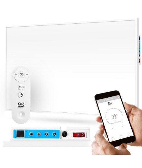 Promiennik podczerwieni Cronos Synthelith CR-720TWP 720W z WiFi i pilotem biały Promiennik podczerwieni Cronos Synthelith CR-720TWP 720W z WiFi i pilotem biały