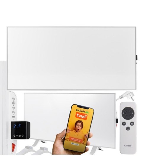 Promiennik podczerwieni Cronos Synthelith Pro CRP-770TWP 770W szary z WiFi i pilotem Promiennik podczerwieni Cronos Synthelith Pro CRP-770TWP 770W szary z WiFi i pilotem