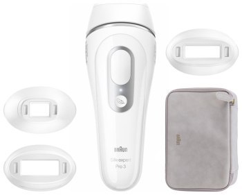 Braun Silk-expert Pro 3 PL3020 IPL biało-srebrny Braun Silk-expert Pro 3 PL3020 IPL biało-srebrny