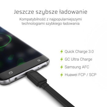 Green Cell USB-C 0.25m czarny Green Cell USB-C 0.25m czarny