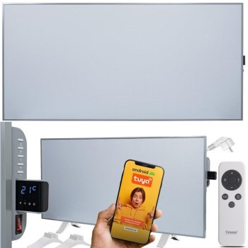 Promiennik podczerwieni Cronos Synthelith PRO CRP-770TWP 770W Full Grey z WiFi i pilotem Promiennik podczerwieni Cronos Synthelith PRO CRP-770TWP 770W Full Grey z WiFi i pilotem