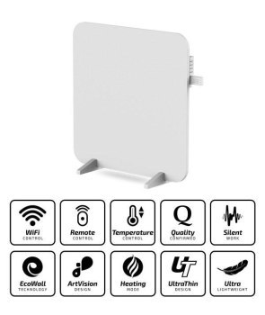Promiennik podczerwieni Cronos Titanium CR-500TWP 450W z WiFi i pilotem biały Promiennik podczerwieni Cronos Titanium CR-500TWP 450W z WiFi i pilotem biały