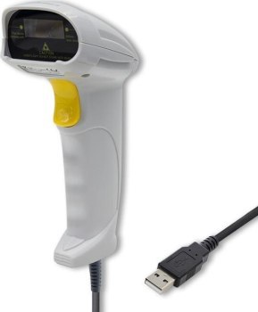 QOLTEC CZYTNIK KODÓW KRESKOWYCH LASEROWY | 1D | USB | BIAŁY QOLTEC CZYTNIK KODÓW KRESKOWYCH LASEROWY | 1D | USB | BIAŁY
