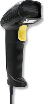 QOLTEC CZYTNIK KODÓW KRESKOWYCH LASEROWY | 1D | USB | CZARNY