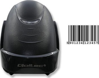 QOLTEC CZYTNIK KODÓW KRESKOWYCH LASEROWY | 1D | USB | CZARNY QOLTEC CZYTNIK KODÓW KRESKOWYCH LASEROWY | 1D | USB | CZARNY