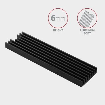Radiator do dysku M.2 SSD 2280 Axagon CLR-M2L6 Radiator do dysku M.2 SSD 2280 Axagon CLR-M2L6