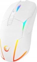 Rampage Mysz bezprzewodowa NOVA M4 gamingowa RGB USB Sensor optyczny biała